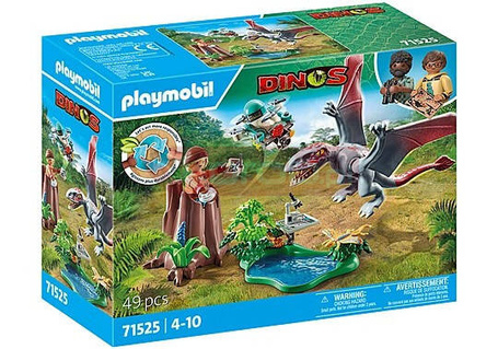 Zestaw figurek Dinos 71525 Stacja badawcza dla dinozaurów Dimorfodonów