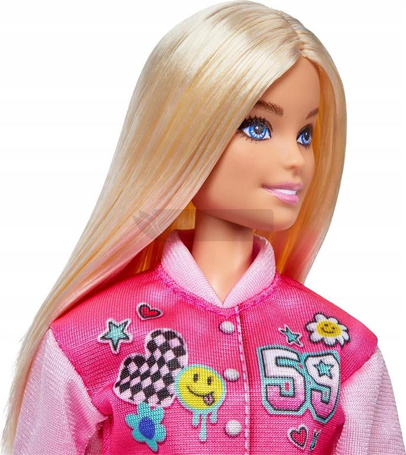 LALKA BARBIE I LOVE SCHOOL lalka w stroju szkolnym + akcesoria HRG84