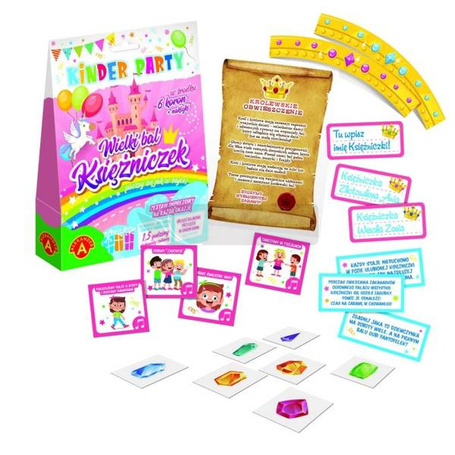 Zestaw Kinder Party Wielki Bal Księżniczek ALEX