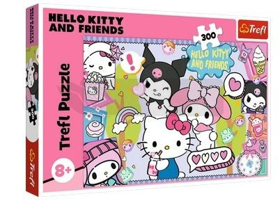 Puzzle 300 Szalone trio Hello Kitty TREFL