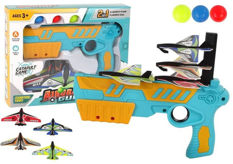 Pistolet na kulki Wyrzutnia 2w1