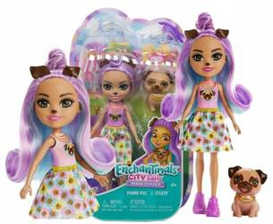 ENCHANTIMALS LALKA PENNA PUG + MOPS zwierzątko HKN11