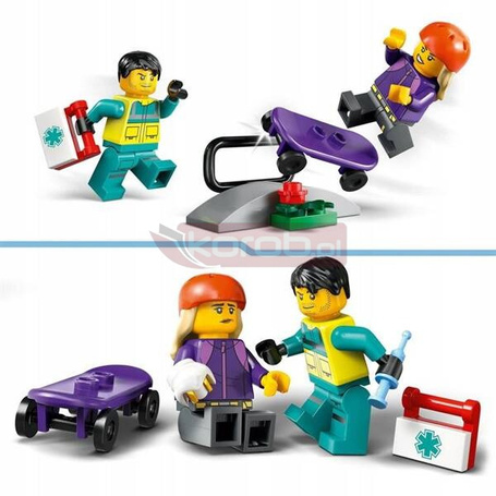 LEGO CITY 60451 Karetka pogotowia, zestaw klocków dla dzieci +5 lat