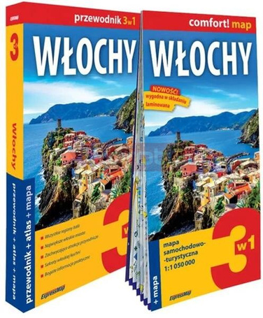 Włochy przewodnik 3w1 przewodnik + atlas + mapa