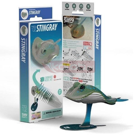 Płaszczka Eugy. Eko Układanka 3D