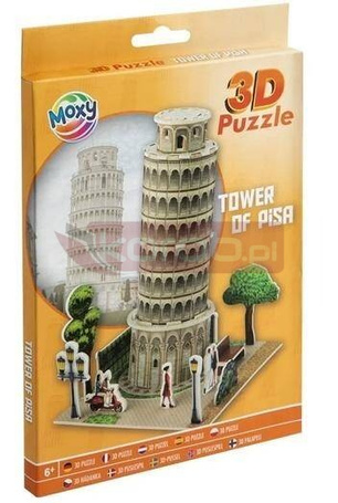 Puzzle piankowe 3D Wieża w Pizie