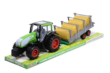 Traktor gigant do przewozu słomy