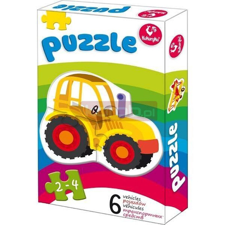 Pierwsze Puzzle,  Pojazdy