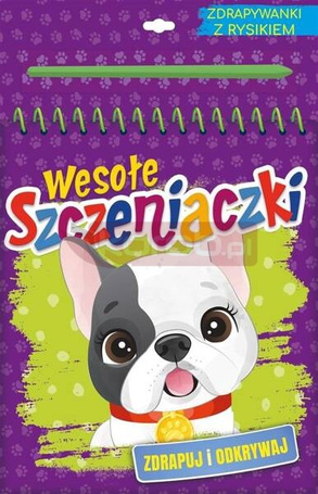 Wydrapyanka Wesołe szczeniaczki Buldog