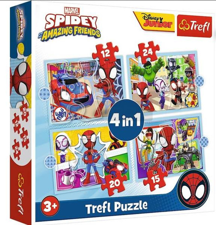 Puzzle 4w1 Ekipa Spidey'a TREFL