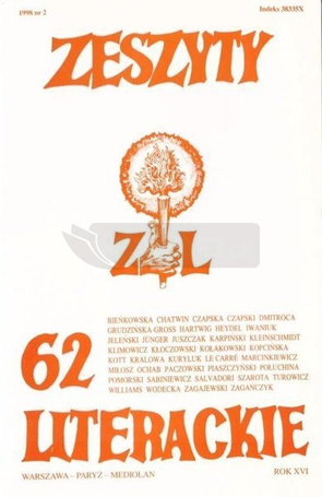Zeszyty literackie 62 2/1998