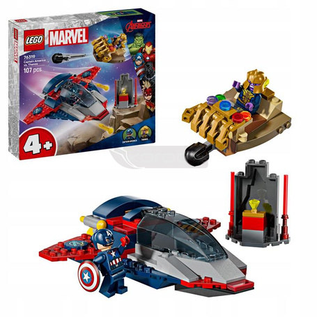 KLOCKI LEGO MARVEL 76319 KAPITAN AMERYKA KONTRA THANOS