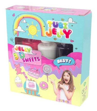 Tubi Jelly 3 kolory - Słodycze TUBAN