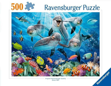 Puzzle 2D 500 Delfiny