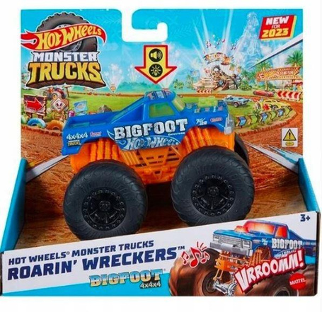 HOT WHEELS MONSTER TRUCK BIG FOOT dźwięk światło HMM53