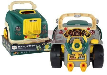 Silnik ciężarówki do rozkręcania zielony