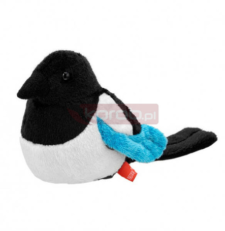 Maskotka Ptak sroka zwyczajna 13 cm