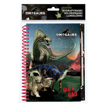 Notes kreatywny z wydrapywankami Dinozaur 17