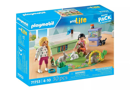PLAYMOBIL MY LIFE 71753 DZIEWCZYNKI Z KRÓLIKAMI zestaw dla dzieci +4 lata