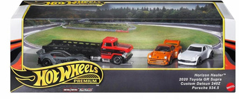 HOT WHEELS PREMIUM DIORAMA zestaw 4 autek JBM05