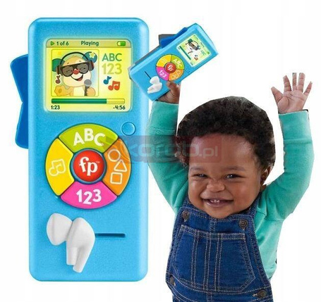 FISHER PRICE ODTWARZACZ MUZYCZNY interaktywna zabawka dla niemowląt HCR30