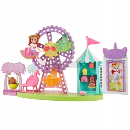 LALKA POLLY POCKET Tropikalne wesołe miasteczko, zestaw do zabawy +4 lata HWP25