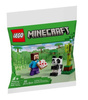 LEGO MINECRAFT 30672 Steve i mała panda POLYBAG
