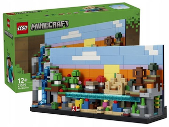 KLOCKI LEGO MINECRAFT 21589 Minibiomy, zestaw klocków dla dzieci +12 lat