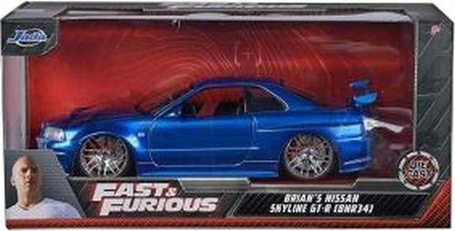 Jada F&F Nissan Skyline blue 2002 1:24