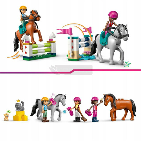 KLOCKI LEGO FRIENDS 42688 Stadnina i szkółka jeździecka, zestaw klocków +7