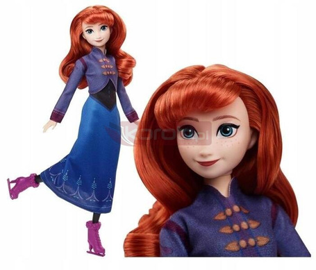 FROZEN KRAINA LODU LALKA KSIĘŻNICZKA ANNA Łyżwiarka, lalka na łyżwach JBG54