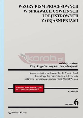 Wzory pism procesowych w sprawach cywilnych...