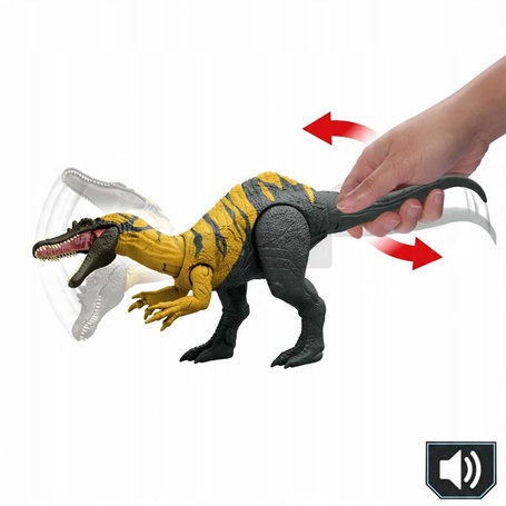 JURASSIC WORLD CHAOS THEORY Dziki ryk, Ceratosuchops, z dźwiękiem JCL66