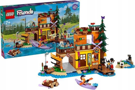 LEGO FRIENDS 42626 SPORTY WODNE NA OBOZIE KEMP zestaw klocków dla dzieci 7+