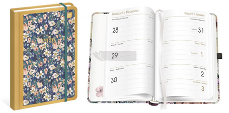 Kalendarz 2026 książkowy B6/192K Metallic Meadow