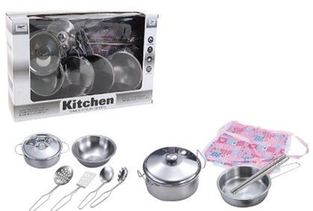 Zestaw metalowych garnków 13el