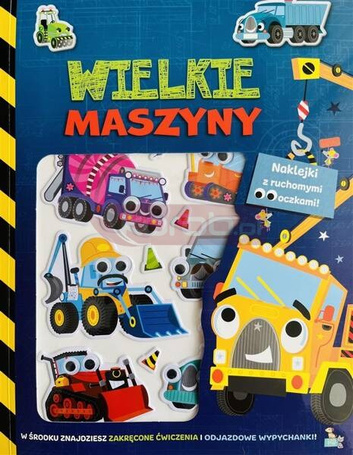 Naklejki z ruchomymi oczkami Wielkie maszyny