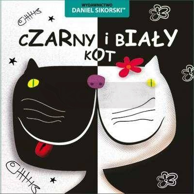 Czarny i biały kot