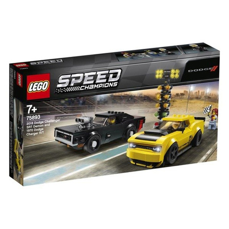 Klocki Speed Champions 75893 2018 Dodge Challenger SRT Demon oraz 1970 Dodge Charger R/T