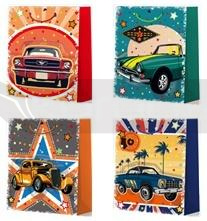 Torebka prezentowa M Pojazdy mix