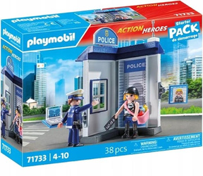 PLAYMOBIL ACTION HEROES 71733 Policyjny pokój przesłuchań, dla dzieci +4