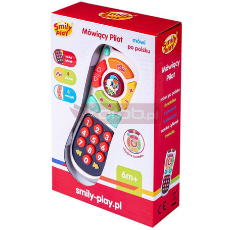 Pilot TV z muzyką i światłem