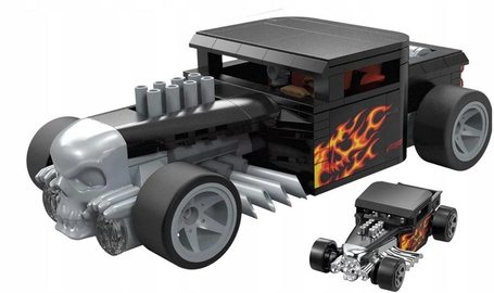 KLOCKI MEGA HOT WHEELS BONE SHAKER zestaw Kolekcjonerski pojazd + autko HRY17