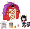 ENCHANTIMALS LALKA CAMBRIE COW + DOMEK ZWIERZĄTEK GTM48