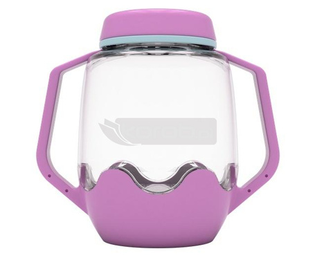 Słoik sensoryczny do napełnienia wodą fioletowy