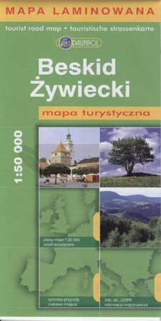 Mapa Turys - Beskid Żywiecki 1:50 000 -BR-LAM-