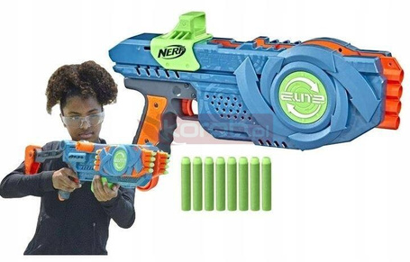 NERF ELITE 2.0 F2551 WYRZUTNIA FLIPSHOTS FLIP-16 + 8 strzałek F2551