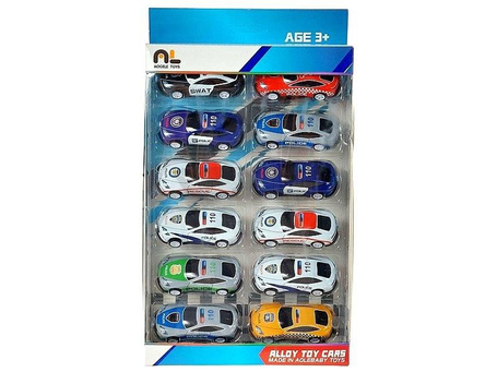 Auto metalowe 12szt