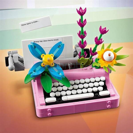 LEGO CREATOR 3W1 31169 Maszyna do pisania z kwiatami, zestaw klocków