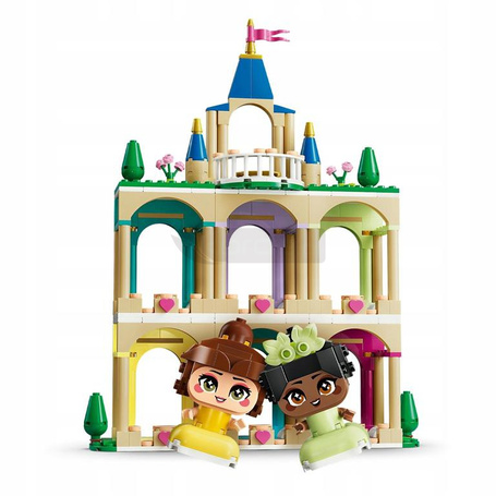 KLOCKI LEGO DISNEY 43291 Mała Bella i Tiana z zamkiem, zestaw +5 lat